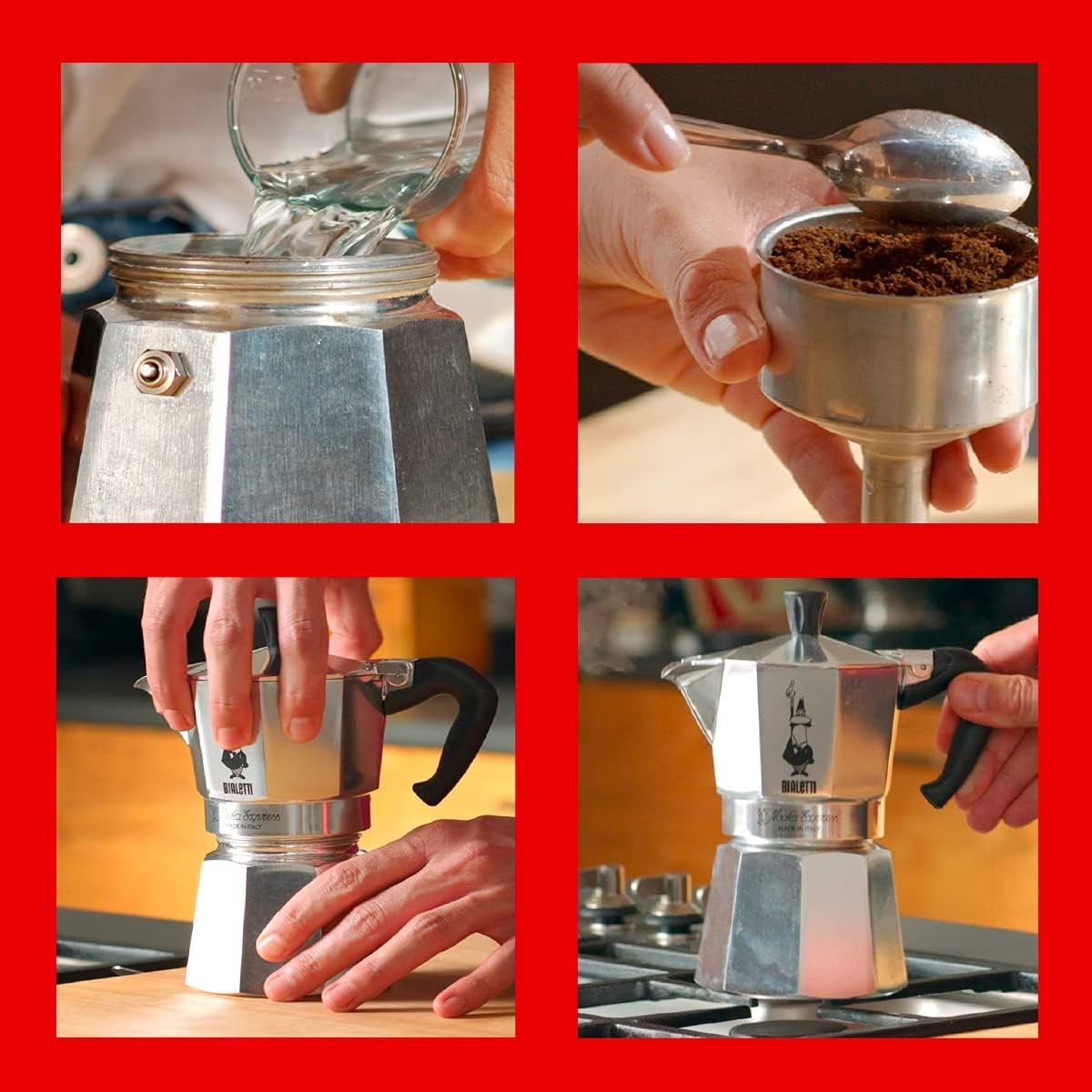 Uso de la Cafetera Italiana Moka Express de Bialetti